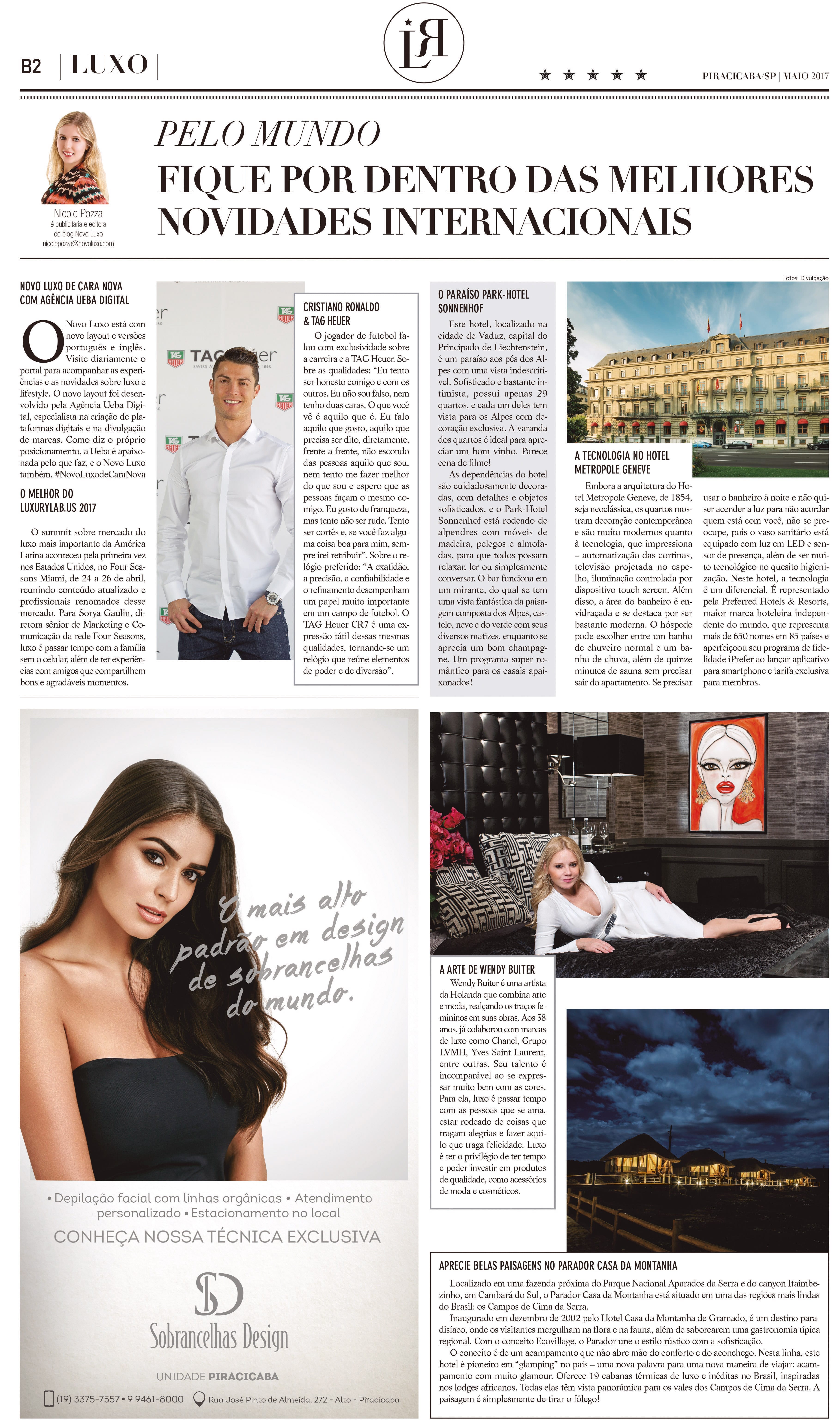 Article-Luxo-Newspaper-Brazil-May-2017