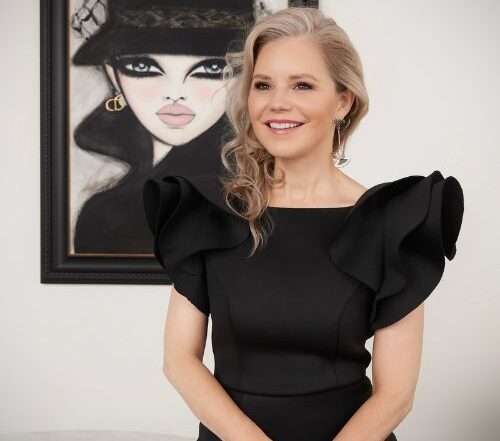 Miss Dior Artwork Original Masterpiece Wendy Buiter Jennifer Lawrence