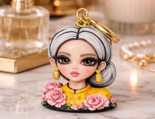 3D Collectable Figurines; muses to carry with you as a bag charm or keychain!
